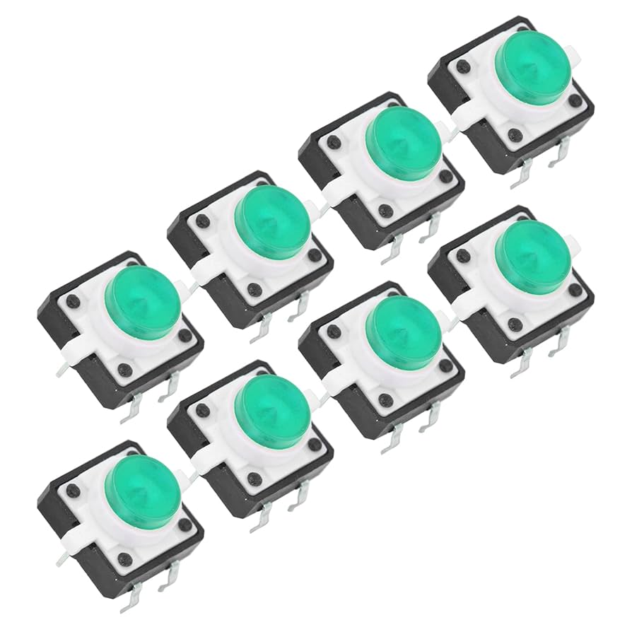 12x12x8mm 4 Pin SPST Momentary Micro Mini Push Button Switch