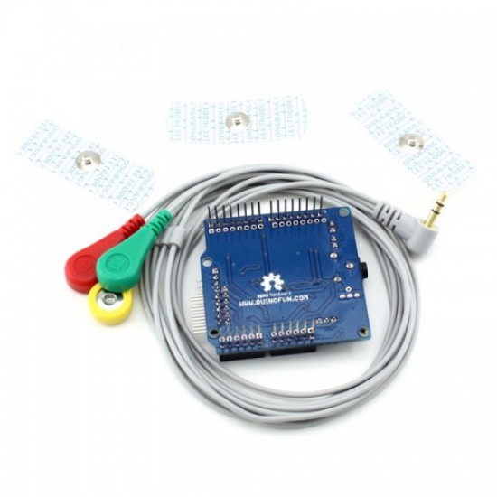 ECG-EMG Arduino Shield (Bio-feedback Sensor)