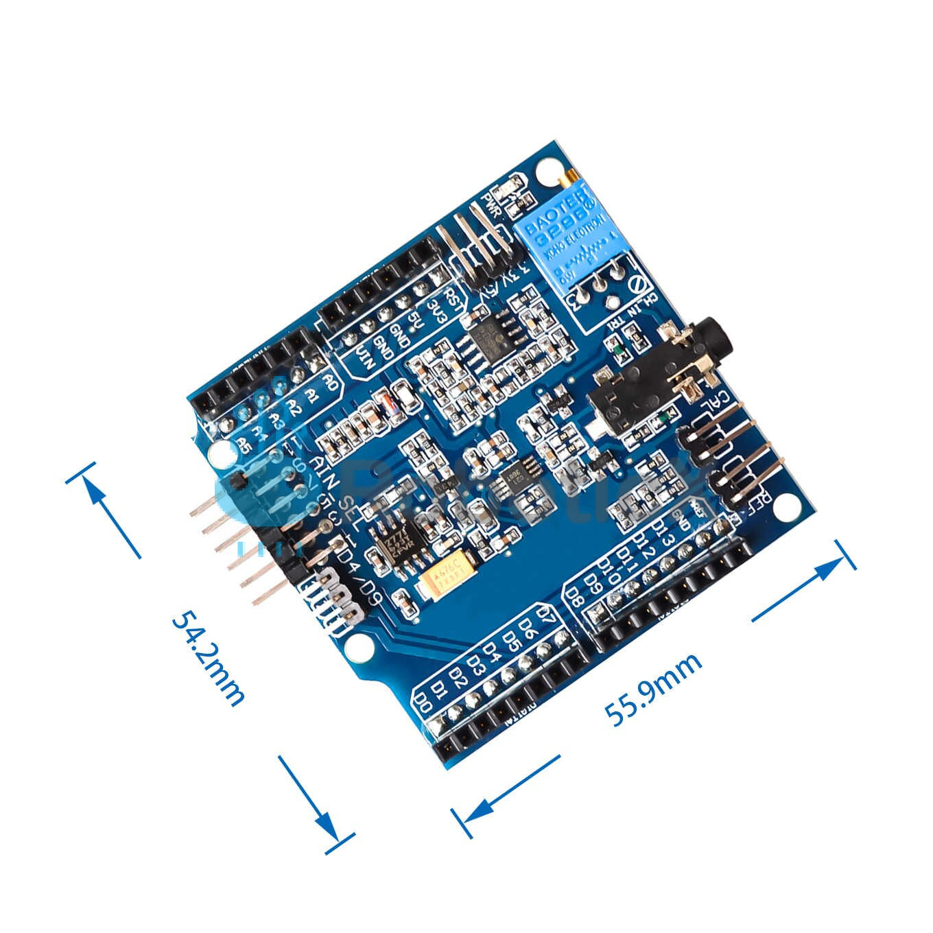 ECG-EMG Arduino Shield (Bio-feedback Sensor)