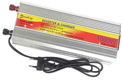 Power Inverter & Charger SAA-1000C 650W 12VDC To 230VAC & USB 5V