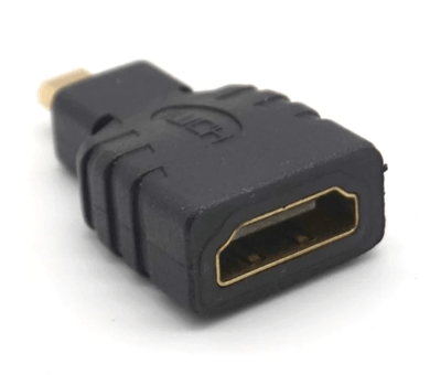 Plug converter from micro HDMI male to HDMI female (Rasp)