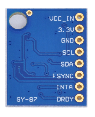 HW-290/GY-87 10DOF MPU6050+HMC5883L+BMP180 3-axis Gyro + 3-axis Acceleration + 3-axis Magnetic Field + Air Pressure Sensor