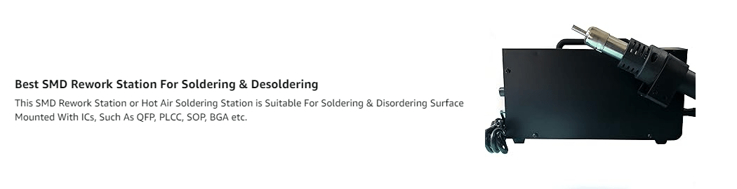 Hot Air Gun Soldering Station With Air & Temperature Controller 850A