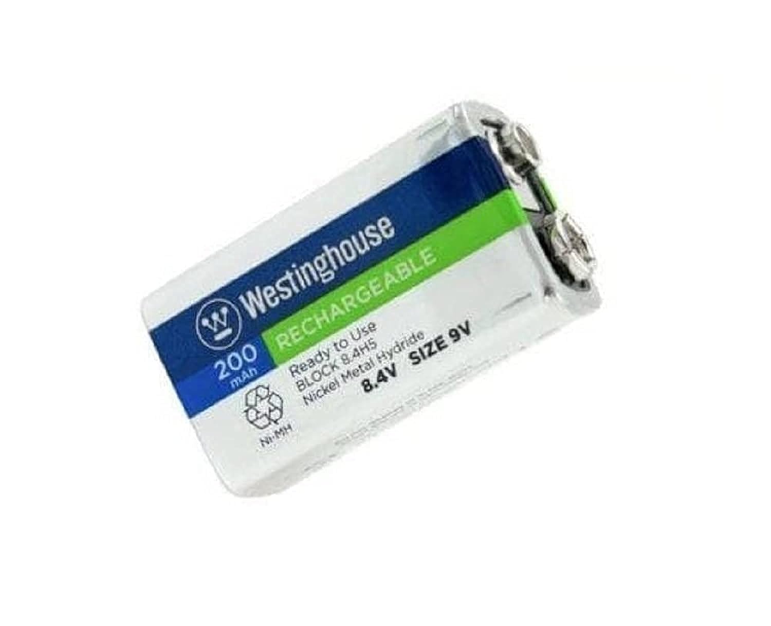 Westinghouse Rechargeable Battery 9V 200 mAh