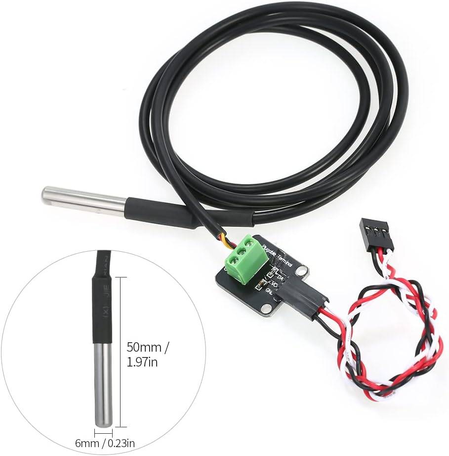 DS18B20 Waterproof Probe Temperature Sensor Module PCB