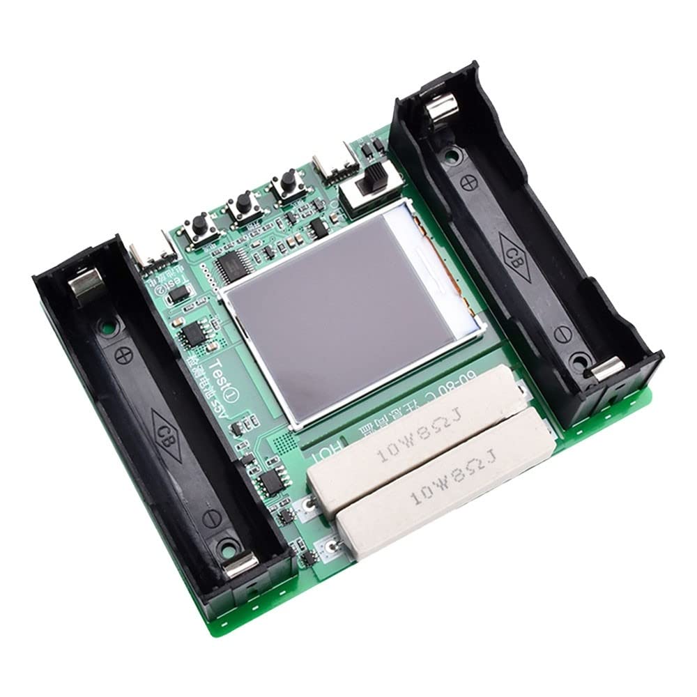 CH-3.0 2 Channel Battery Capacity Tester for 18650 Lithium Battery Voltage Current Indicator 1.77in TFT LCD Display Module