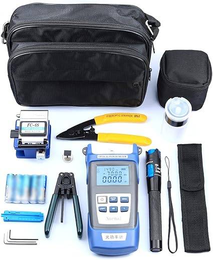Optical Fiber Tool Kit Optical Power Meter Visual Fault Locator Fiber Optic Equipment