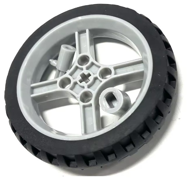 6514 TT Motor Free Wheel Cross Shaft Robot 65mm