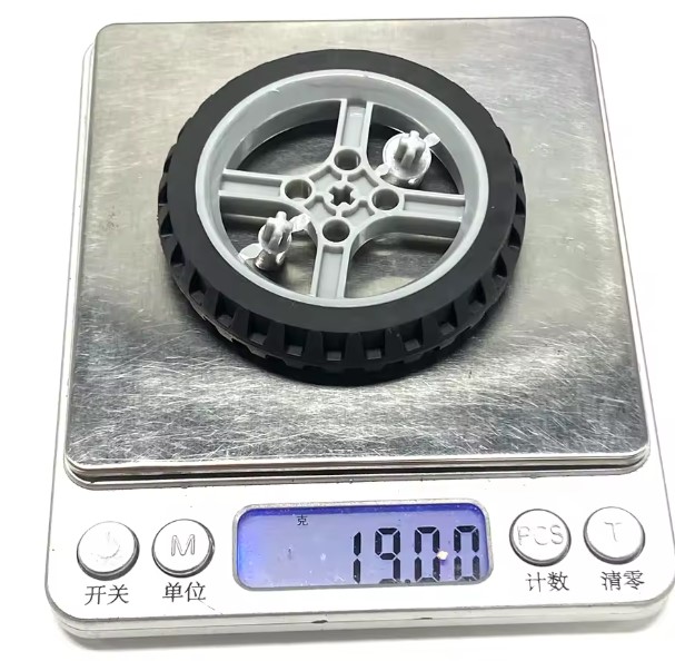 6514 TT Motor Free Wheel Cross Shaft Robot 65mm