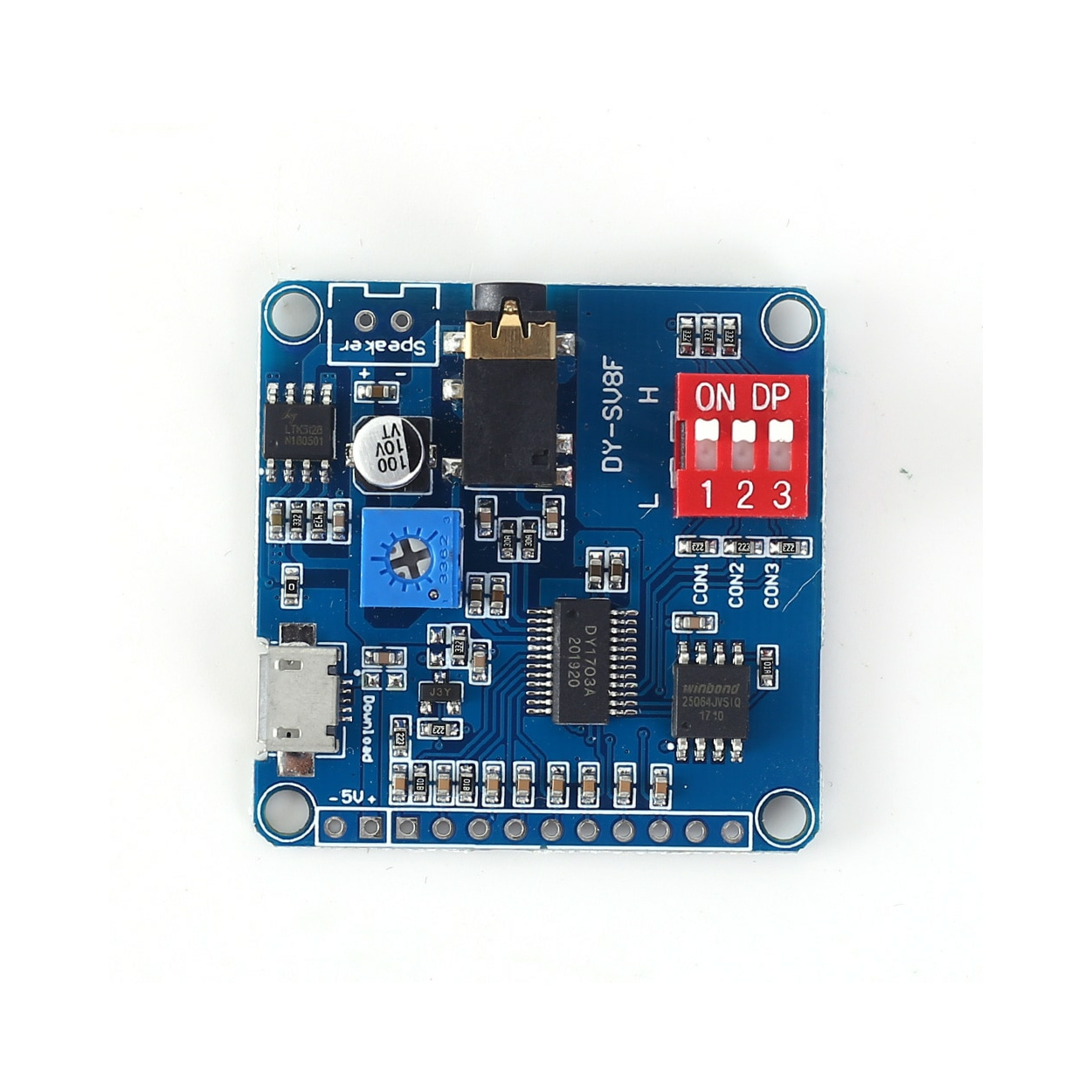 DY-SV8F Audio MP3 Playback Module 5W Music Sound Voice UART Arduino
