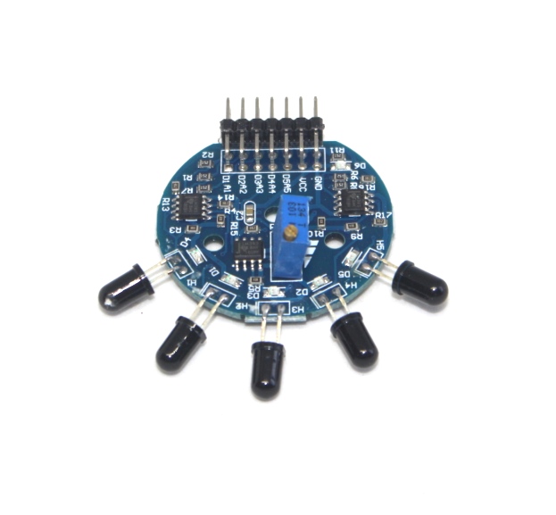 5 Channel Analog Digital Flame Sensor Module