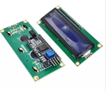 LCD 1602 (16x2) with Blue Backlight & Pre-Soldered I2C Interface