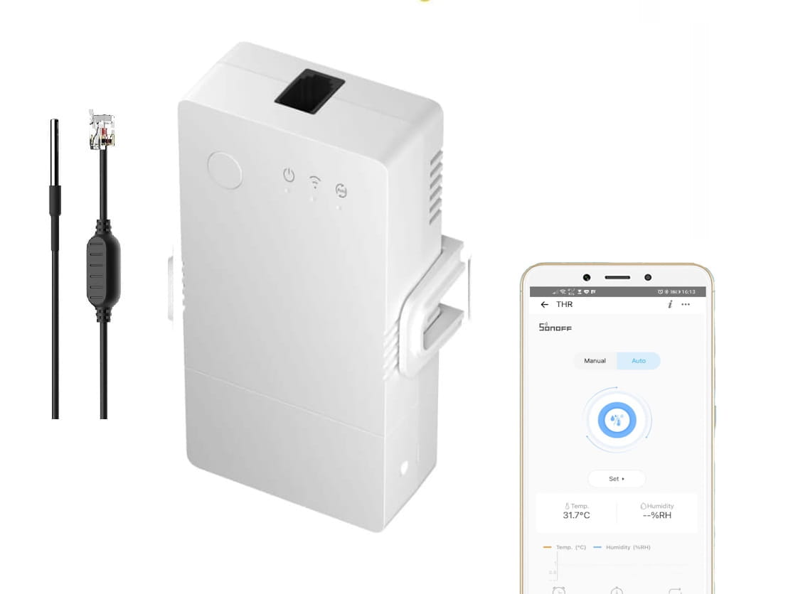 SONOFF THR316 Origin Smart Temperature and Humidity Monitoring Switch