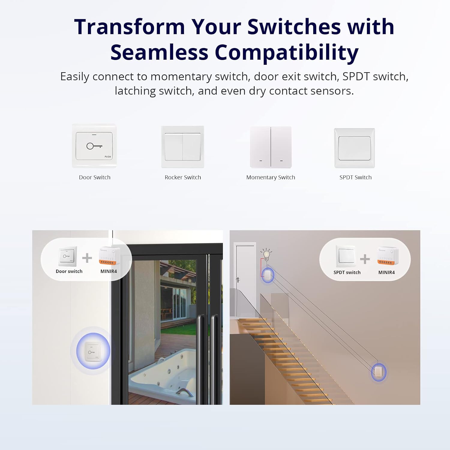 SONOFF MINIR4 Smart WiFi Light Switch