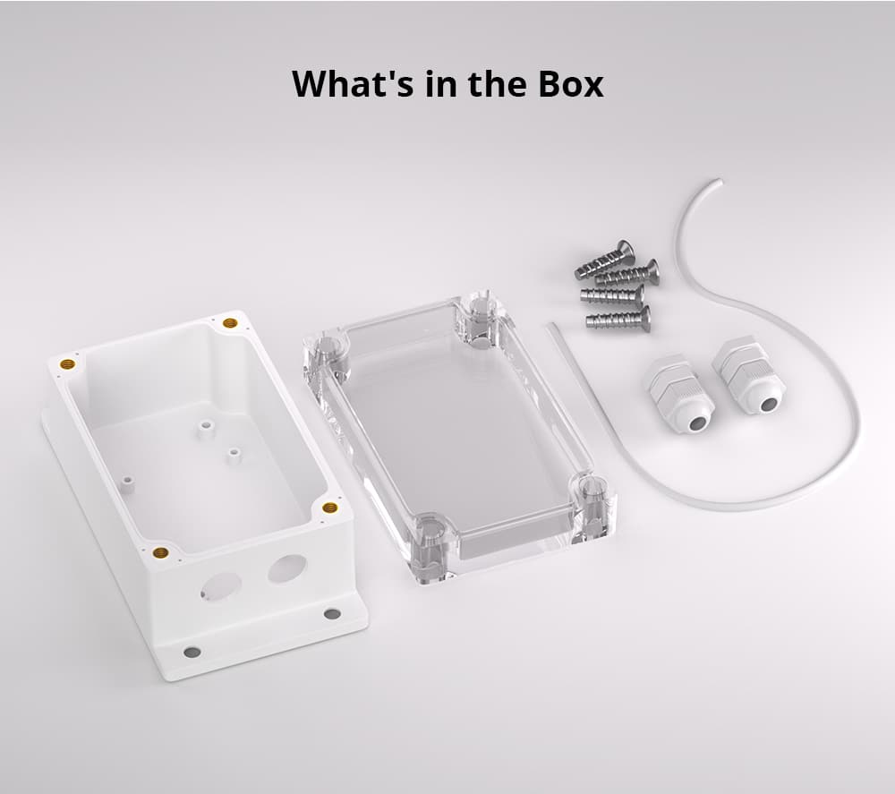 IP66 waterproof case for Sonoff WiFi relays