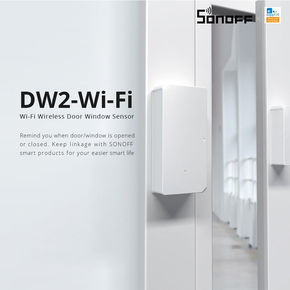 SONOFF DW2-Wi-Fi – Wireless Door/Window Sensor