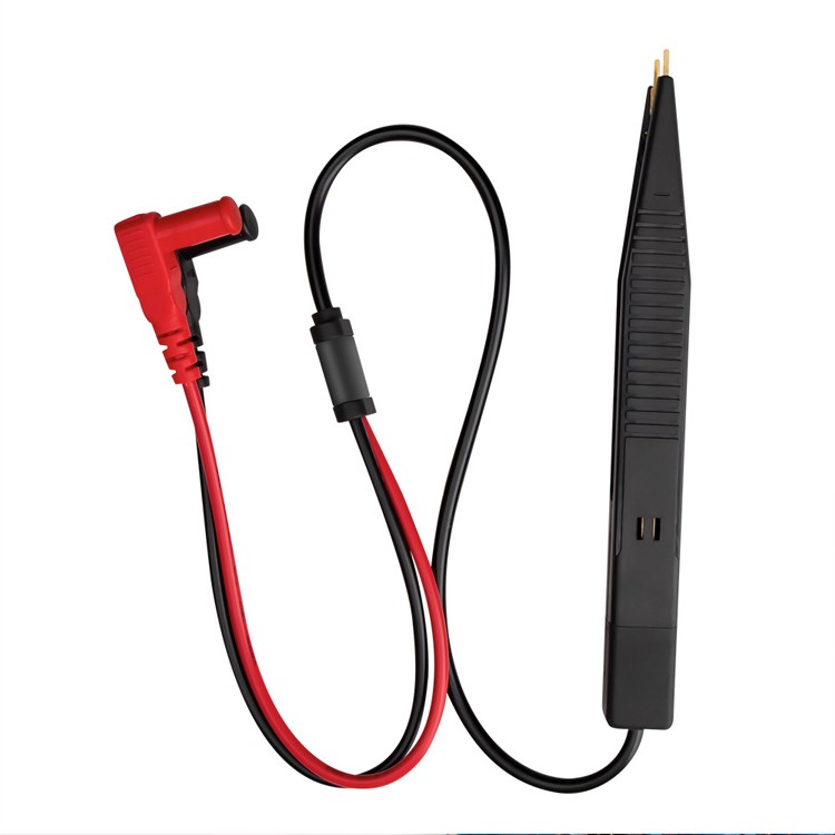 SMD SMT Chip Test Clip Lead Probe Digital Multimeter Meter Tweezer Capacitor Resistance tweezers for Resistor Capacitor