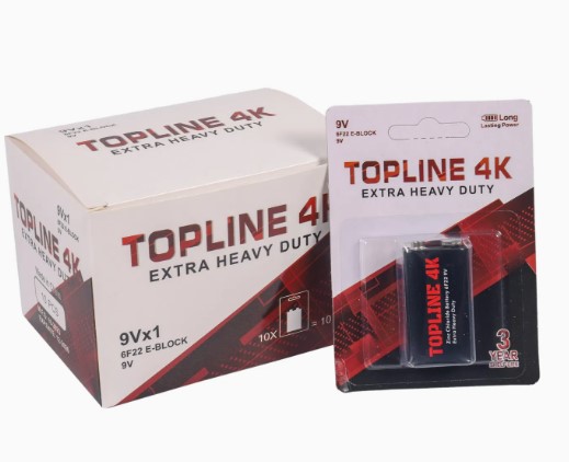 9V Topline Extra Heavy Duty Battery