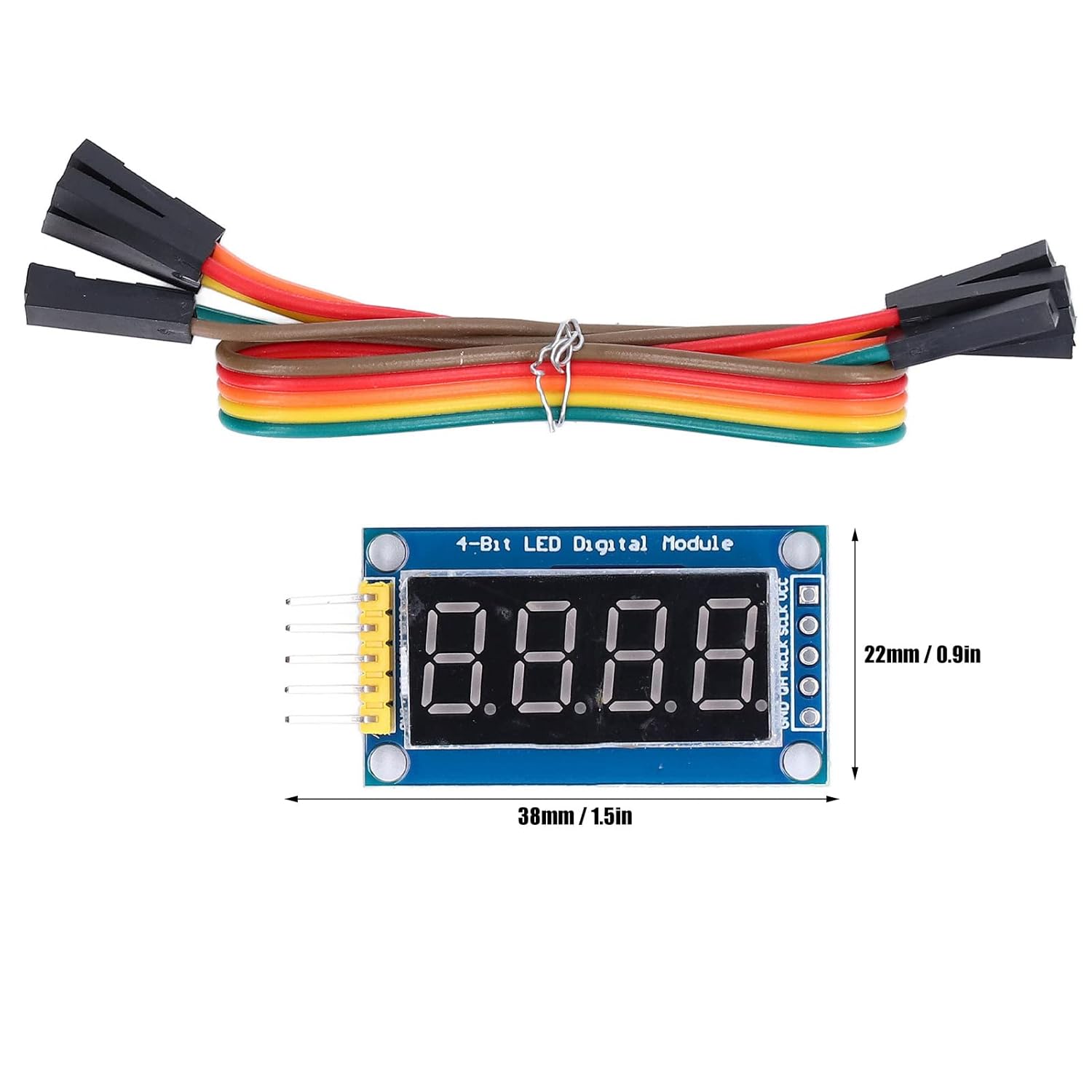 4 Digit Digital Module Unit 74HC595 LED Display Module