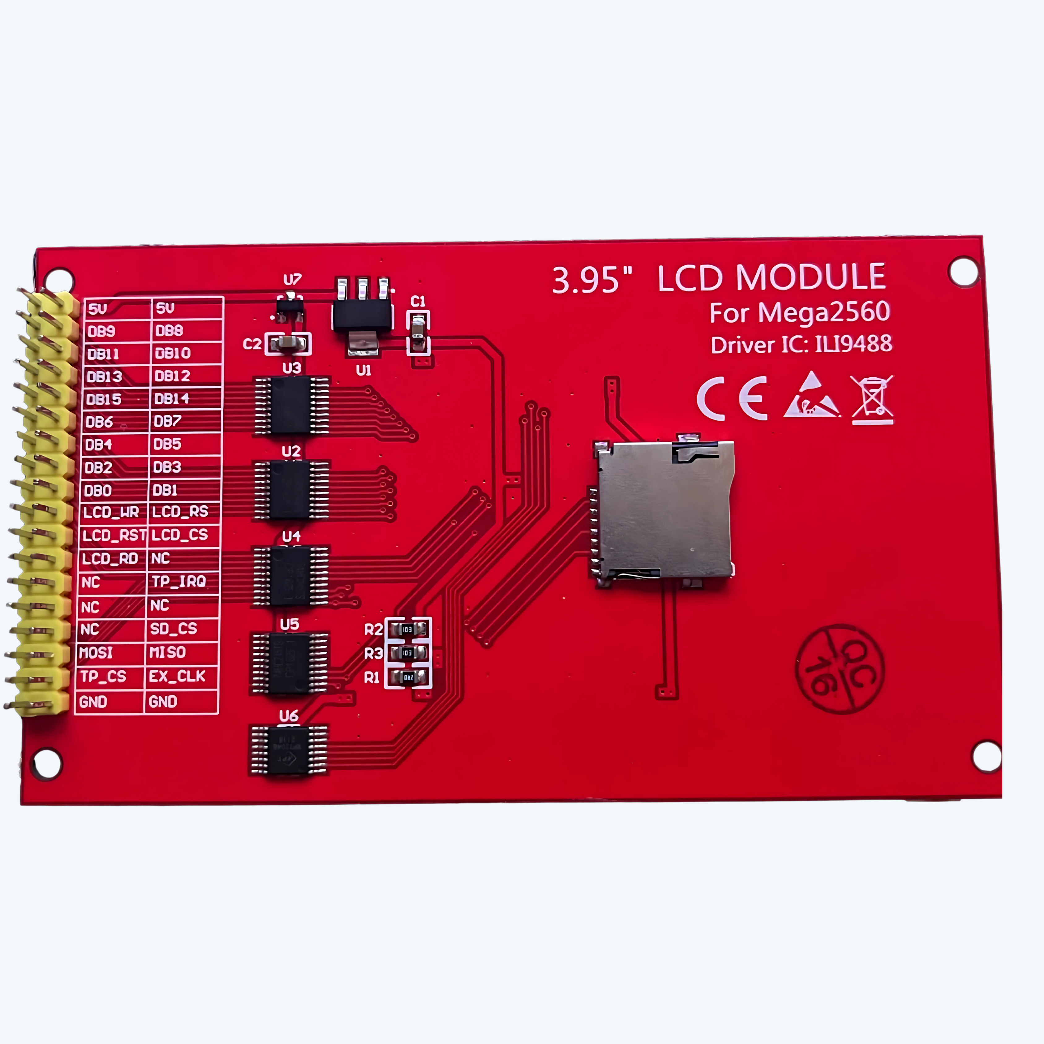 3.95 inch 320*480 TFT Color LCD Display Module Screen with Touch Panel