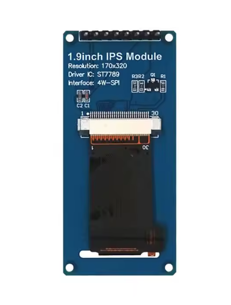1.9Inch IPS Full Angle TFT Display Screen LCD Screen Color Display Module 170x320