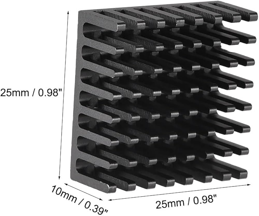 Heatsink Kit 25x25x10mm Cooler Heat Sink for Cooling GPU IC Chips
