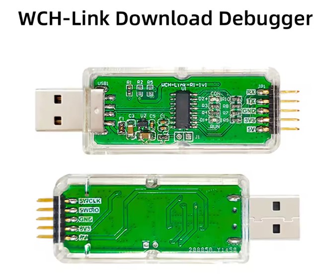 WCH-Link Download Debugger Risc-v Framework Mcu Online Debugging Swd Interface Chip Programming