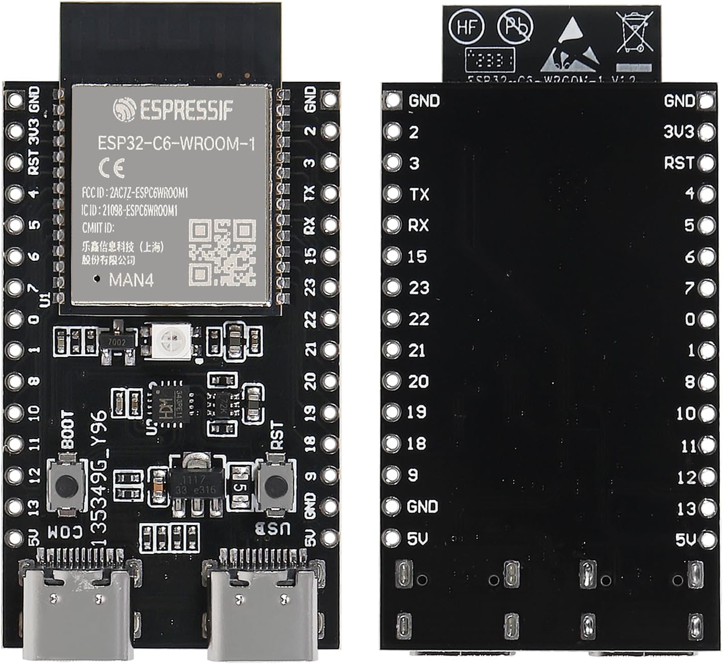 ESP32-C6-WROOM-1 ESP32-C6 ESP32-C6-WROOM-1-N4 Development Board