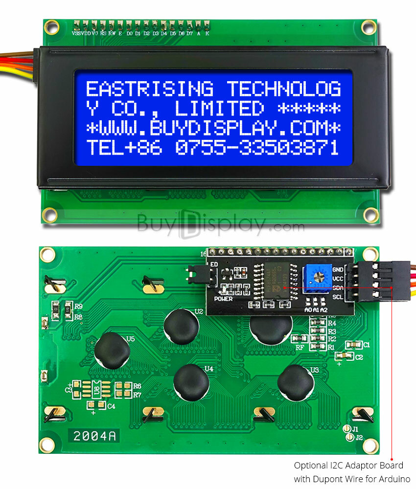 IIC/I2C 2004 Serial Character LCD 4x20 Display
