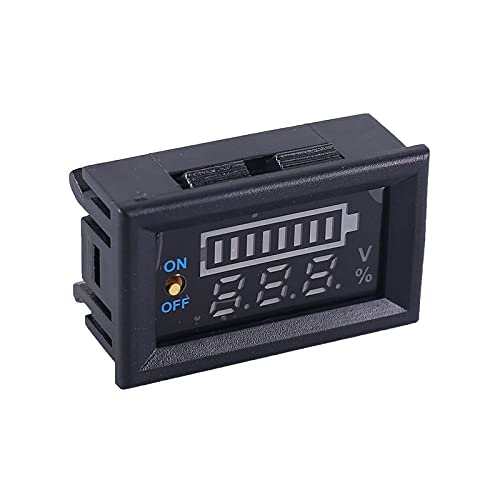 Lithium Battery Capacity Meter Tester – LED Display Voltmeter