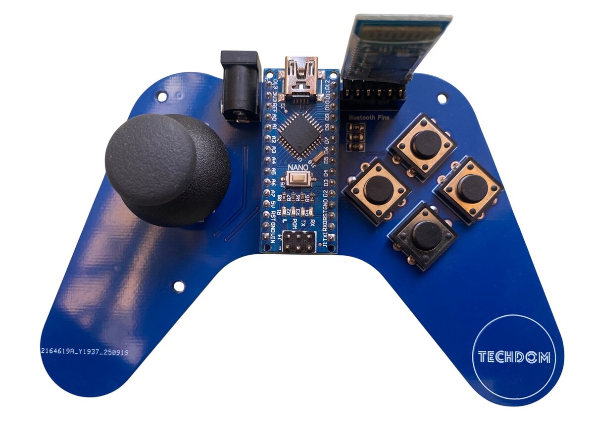 Arduino Blue Controle Bluetooth Game Controller PCB for Arduino - DomStick 2023 - Electra Store