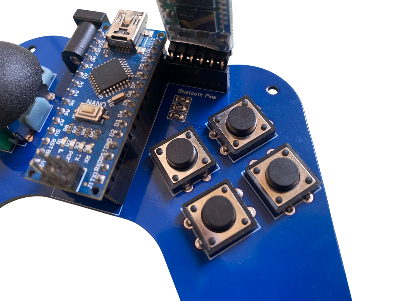 DomStick: Bluetooth Game Controller PCB Based on Arduino Nano