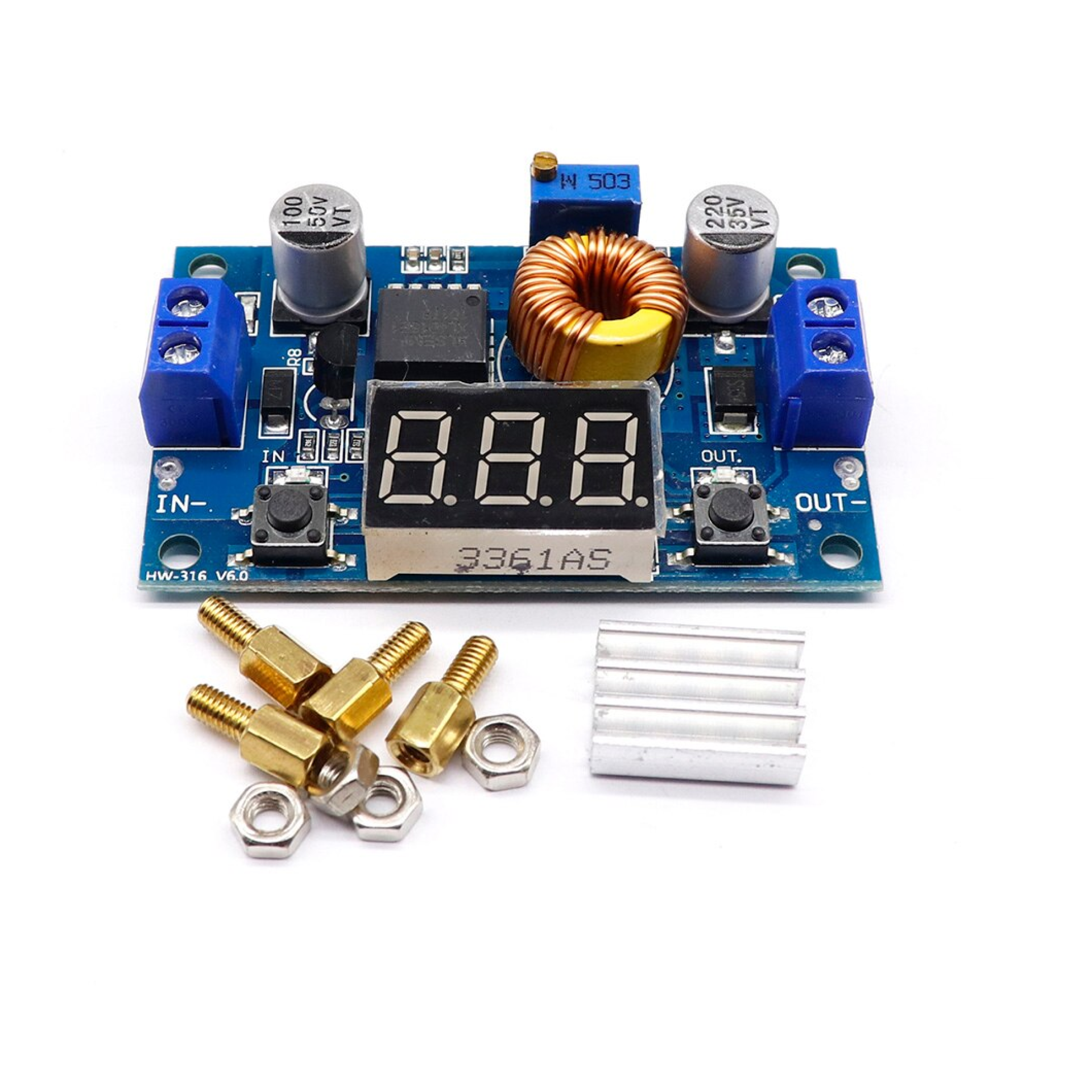 XL4015 Adjustable DC-DC Step-Down Module with Display 5A 75W - Image 2