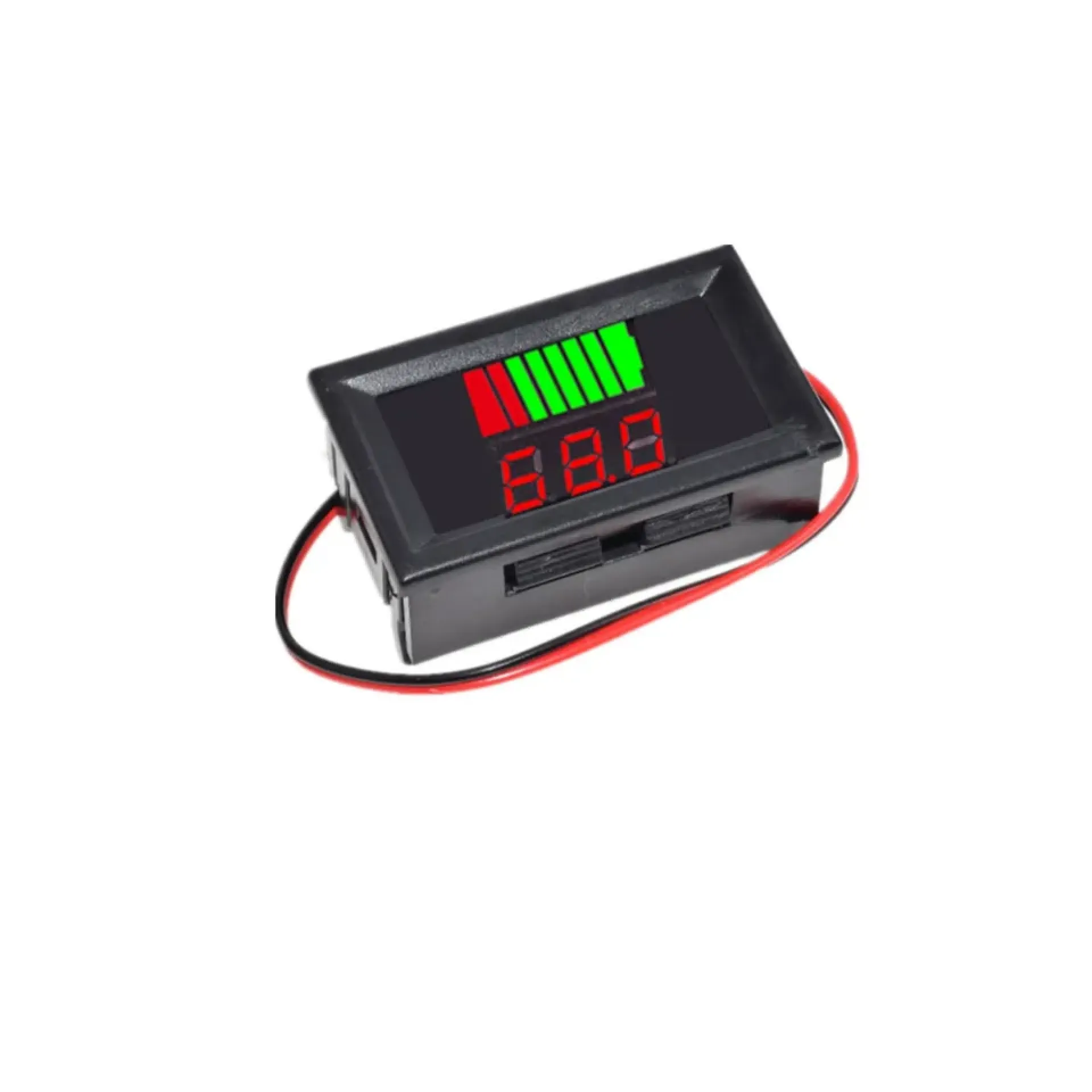 Battery Charge Level Indicator DC 12V 24V 36V 48V 60V 72V Battery Capacity Tester Meter Display LED Tester Volt