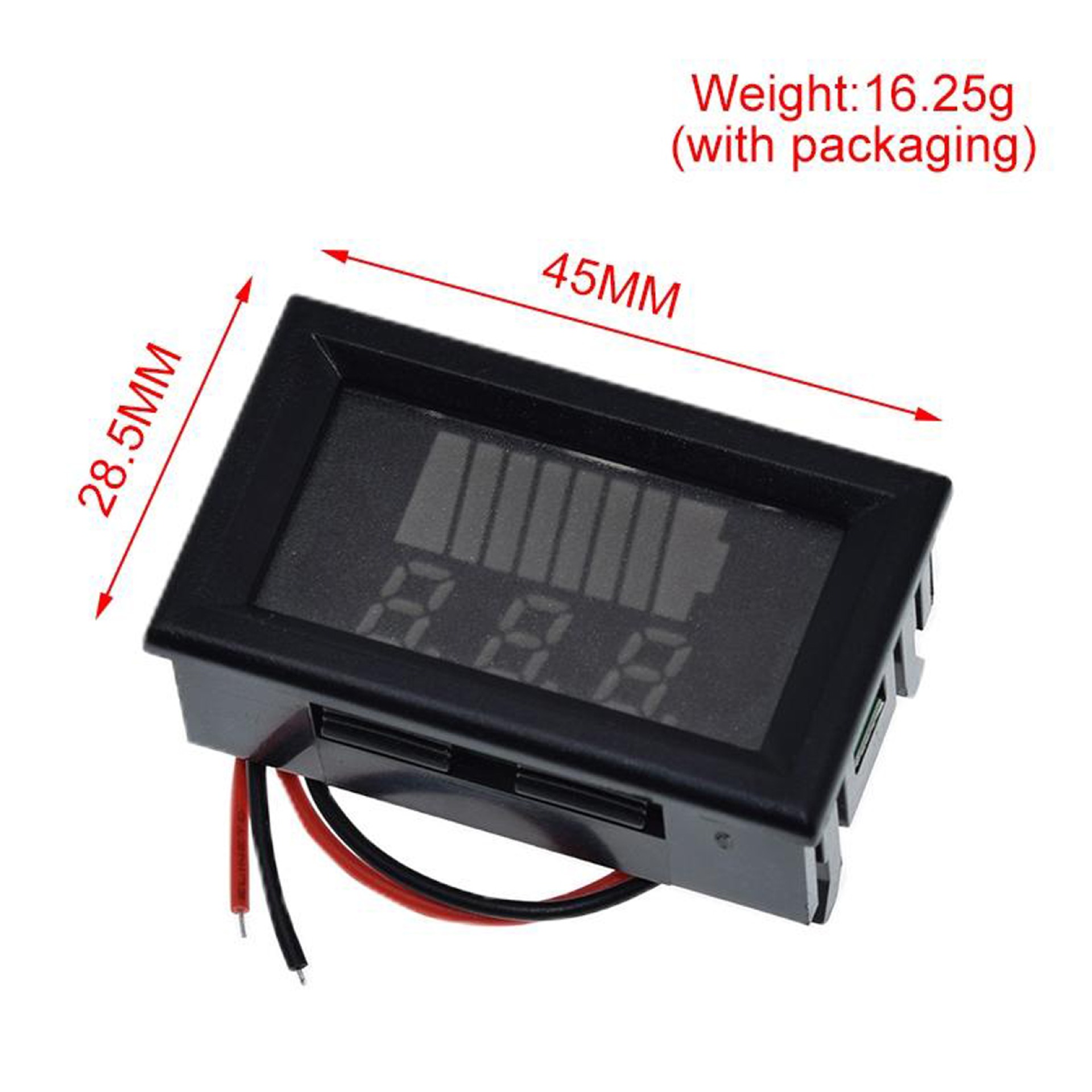 Battery Charge Level Indicator DC 12V 24V 36V 48V 60V 72V Battery Capacity Tester Meter Display LED Tester Volt - Image 2