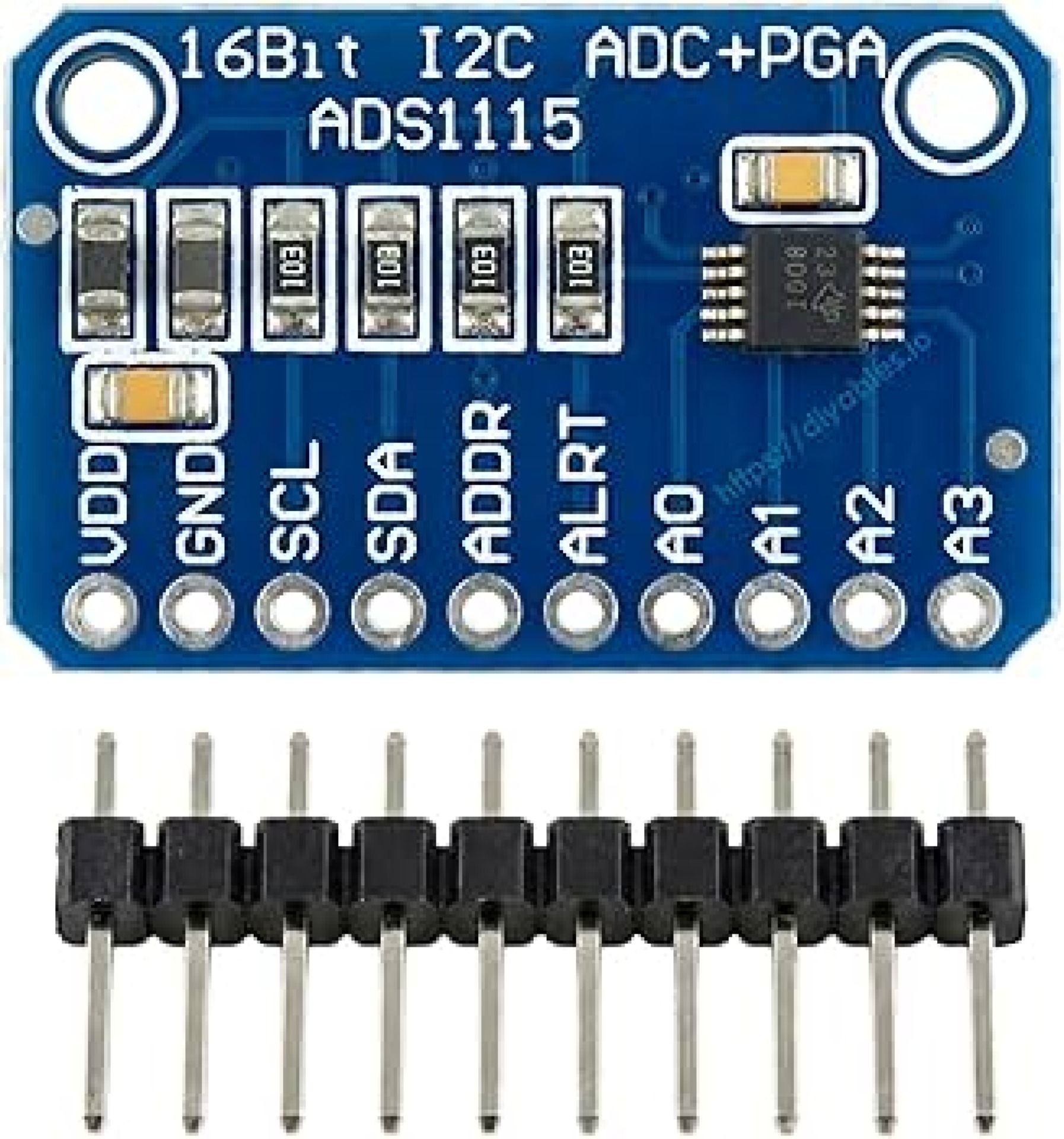 ADS1115 16-Bit ADC - 4 Channel with Programmable Gain Amplifier - Image 3