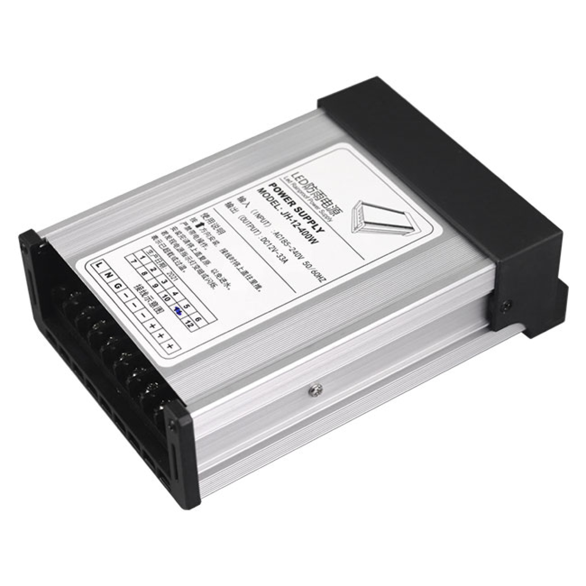 Power Supply 400W-12V/33.33A, 3-Pin Connector, LED Rain Proof, Switching Type J - Image 5