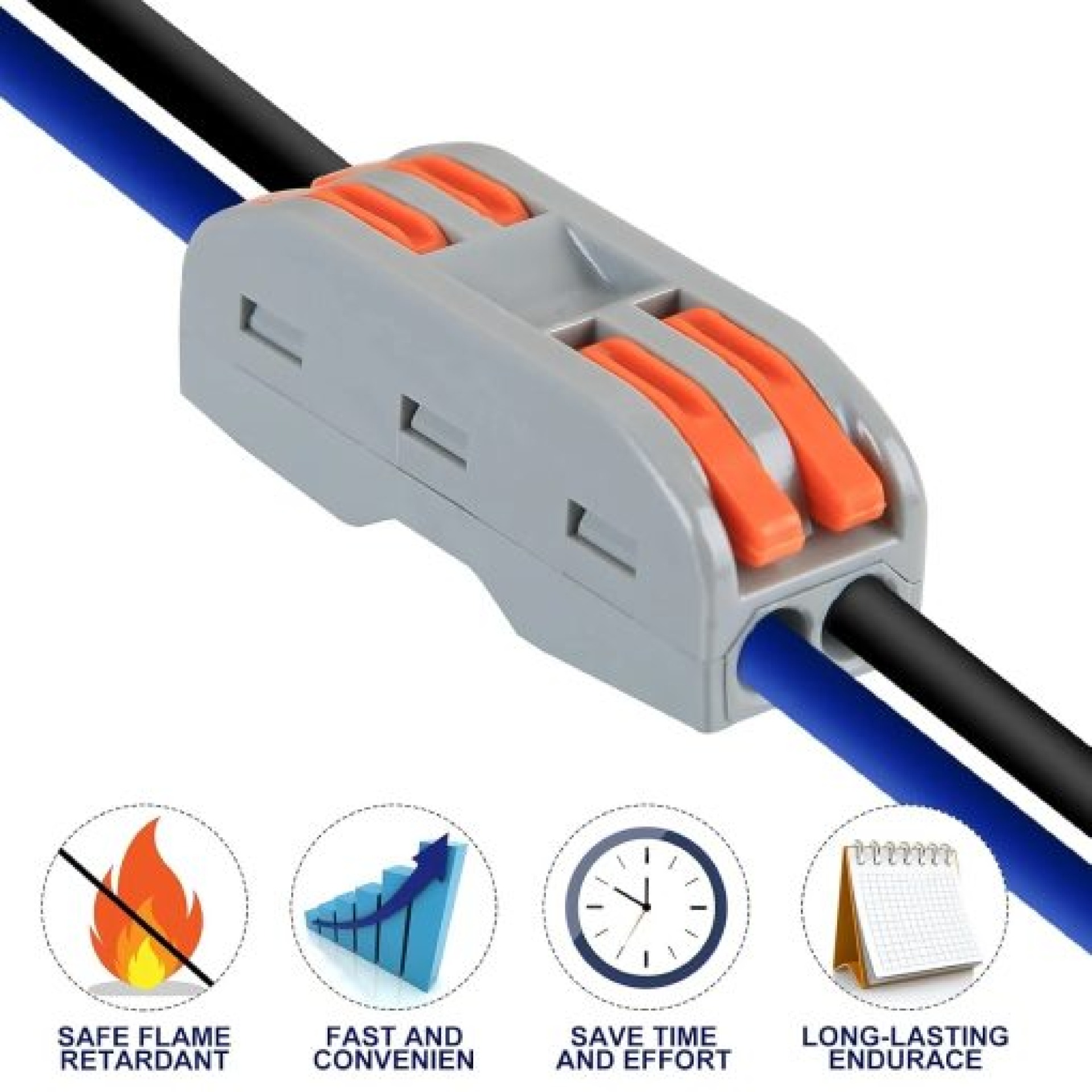 WAGO PCT-222 Wire Connector 2 In 2 Out