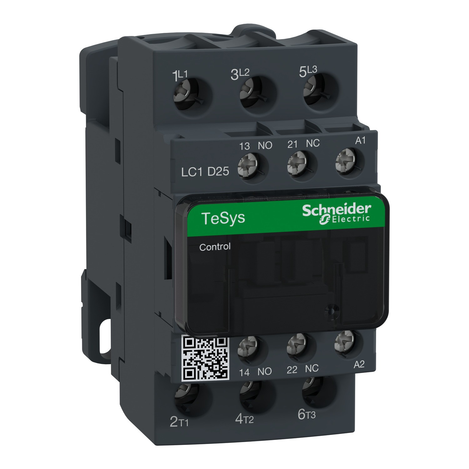 Schneider LC1D25M7 | TeSys D contactor – 3P(3 NO) – AC-3 – <= 440 V 25 A – 220 V AC coil