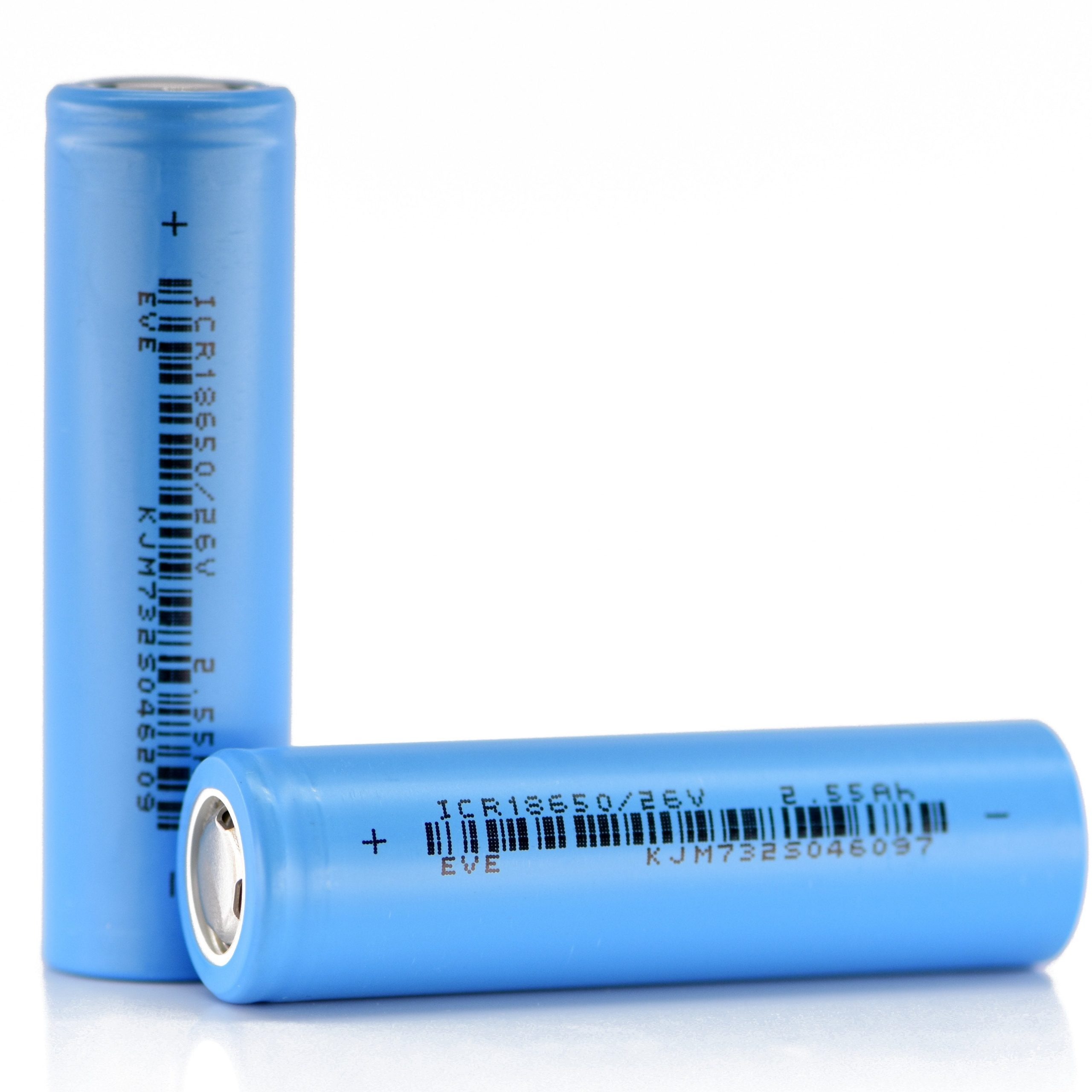 EVE ICR18650 Li-ion Rechargeable 18650 Battery 3.6V 14.3A 2550mAh ORIGINAL (NEW) - Image 2