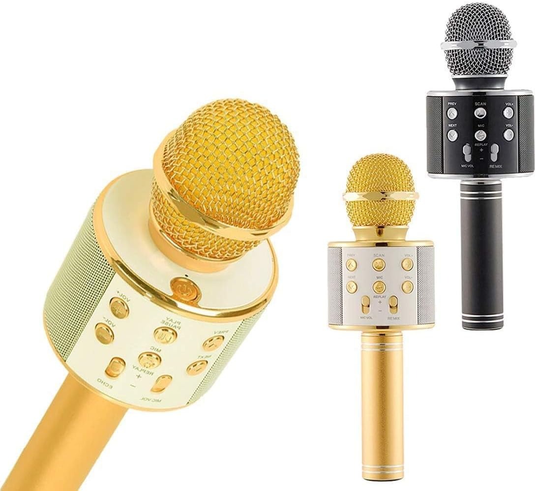 Handheld Wireless Singing Multi-Function Bluetooth with Microphone Speaker - Image 3