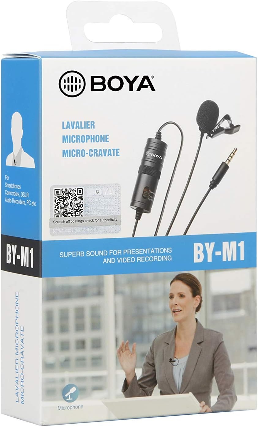Boya BY-M1 3.5mm lavalier condenser microphone - Image 4