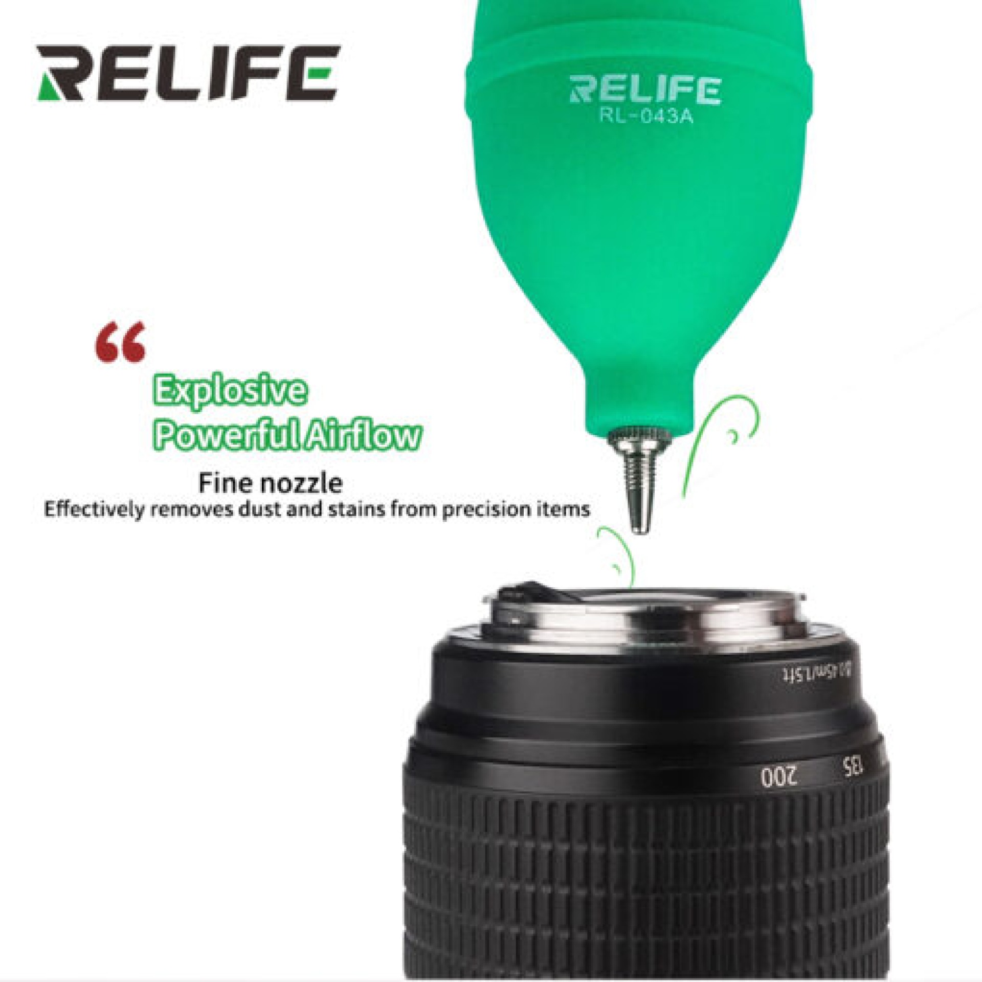 RELIFE RL-043A Air Blower Pump Dust Cleaner (Green) - Image 4