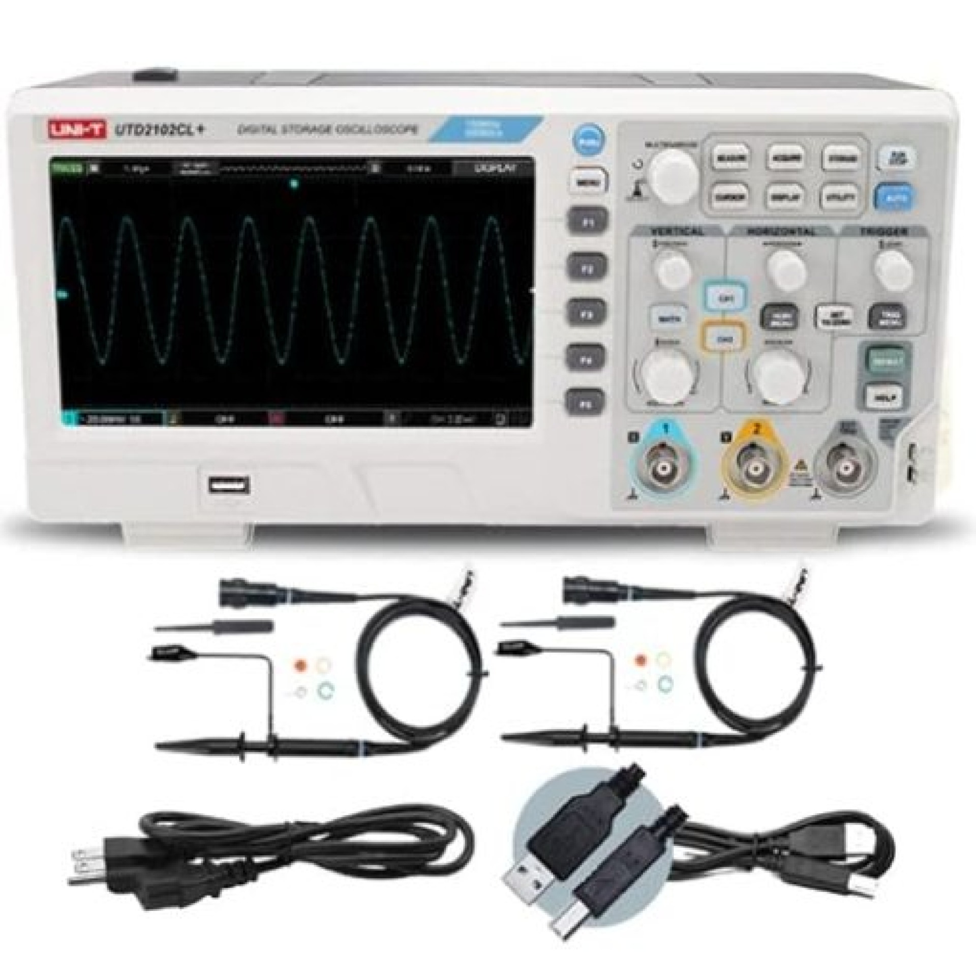 UNI-T UTD2102CL+ Digital Oscilloscope - Image 2