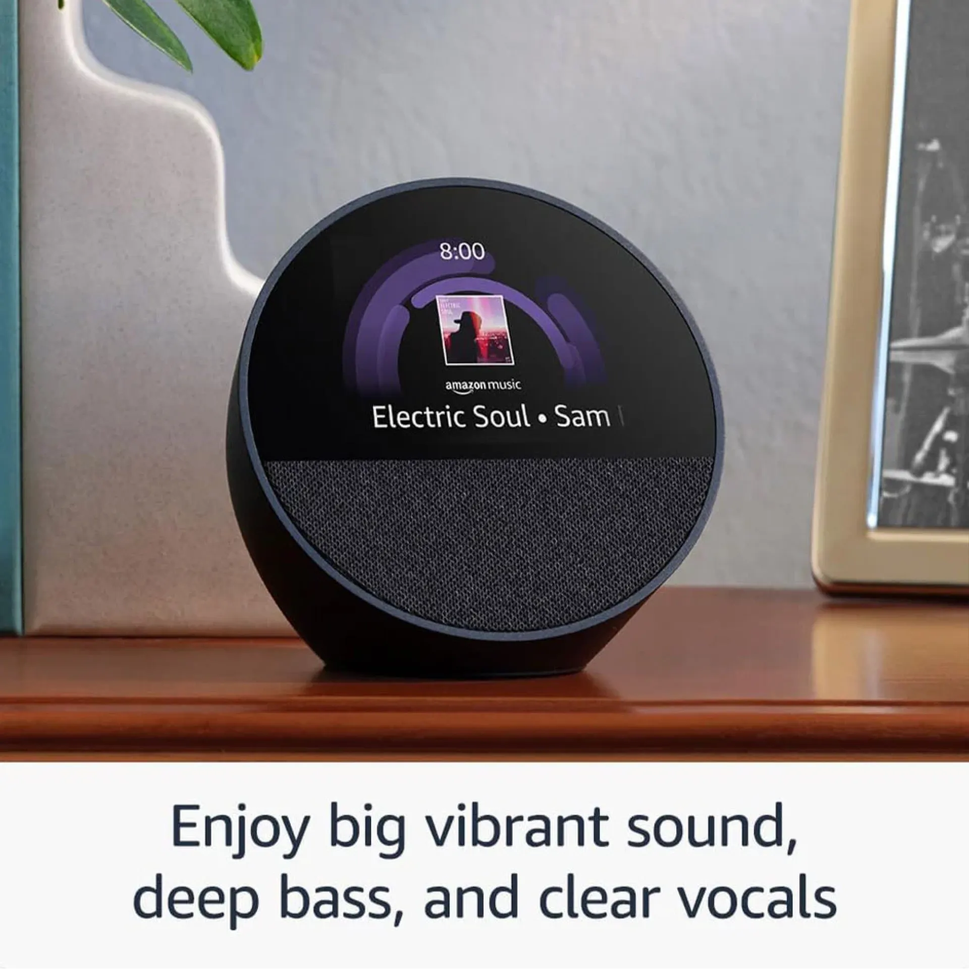 Amazon Echo Spot Alexa-Enabled Smart Speaker - Image 2