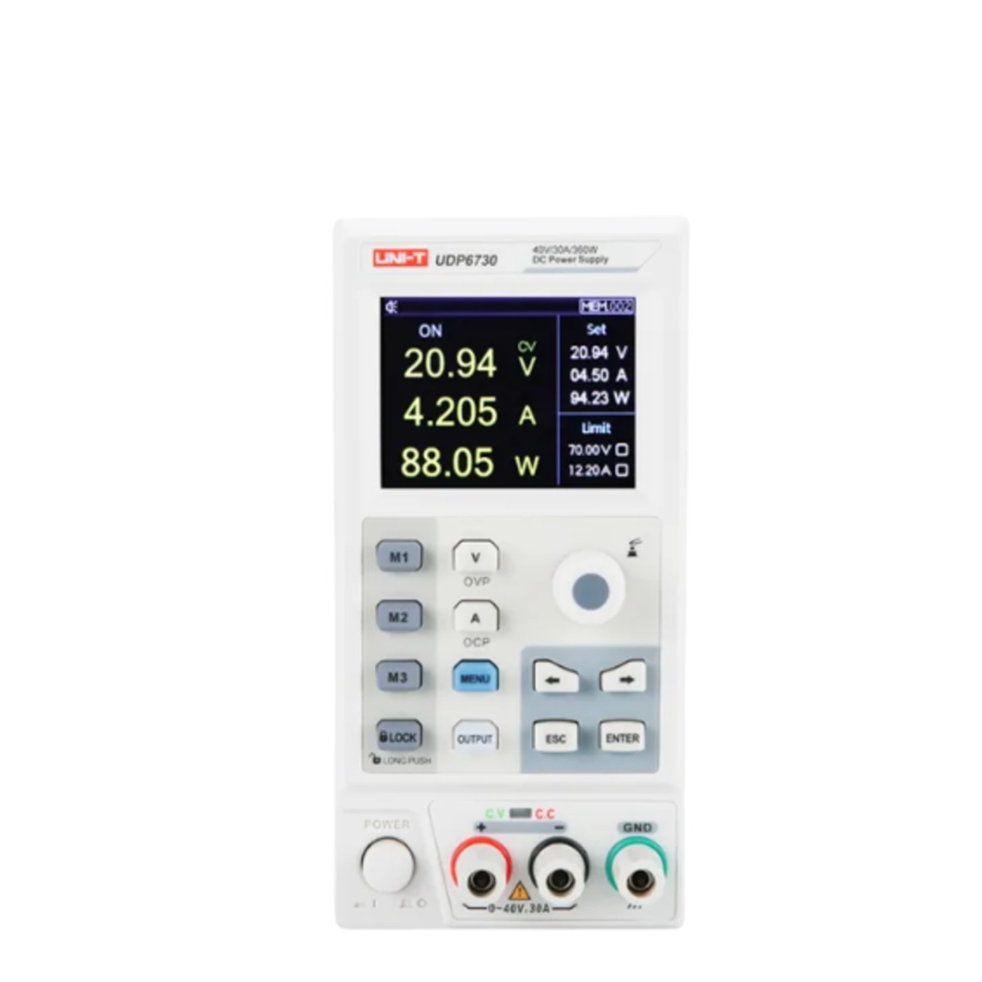 UNI-T UDP6730 Programmable DC Switching Power Supply 360W 40V/30A - Image 3