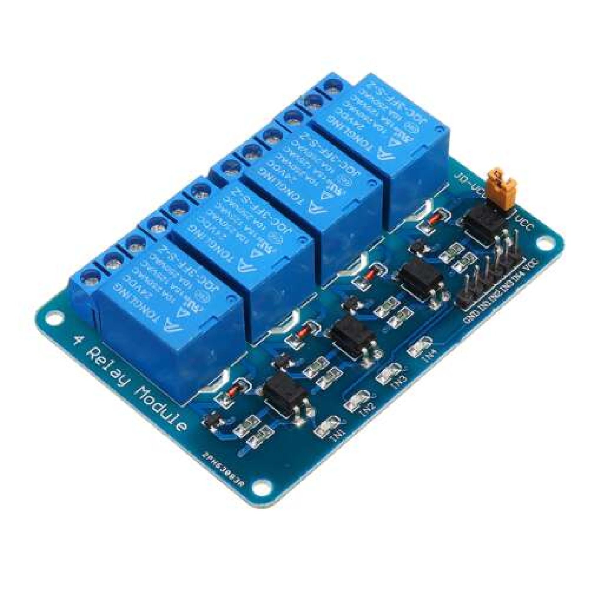 High-Power 4-Channel 24V Relay Module for Automation Systems - Image 2