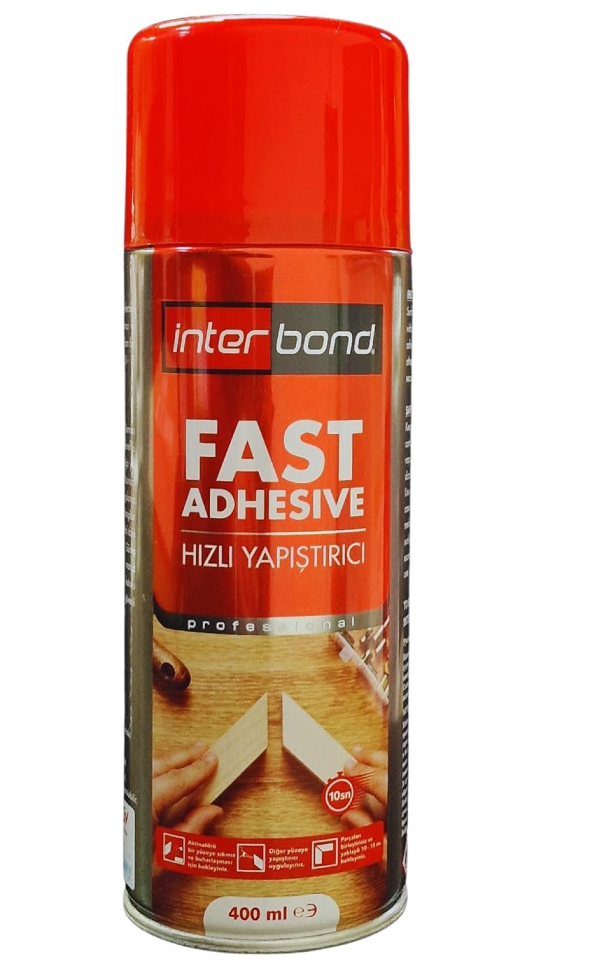 Interbond Fast Adhesive 100g + 400ml Activator Spray - Image 3