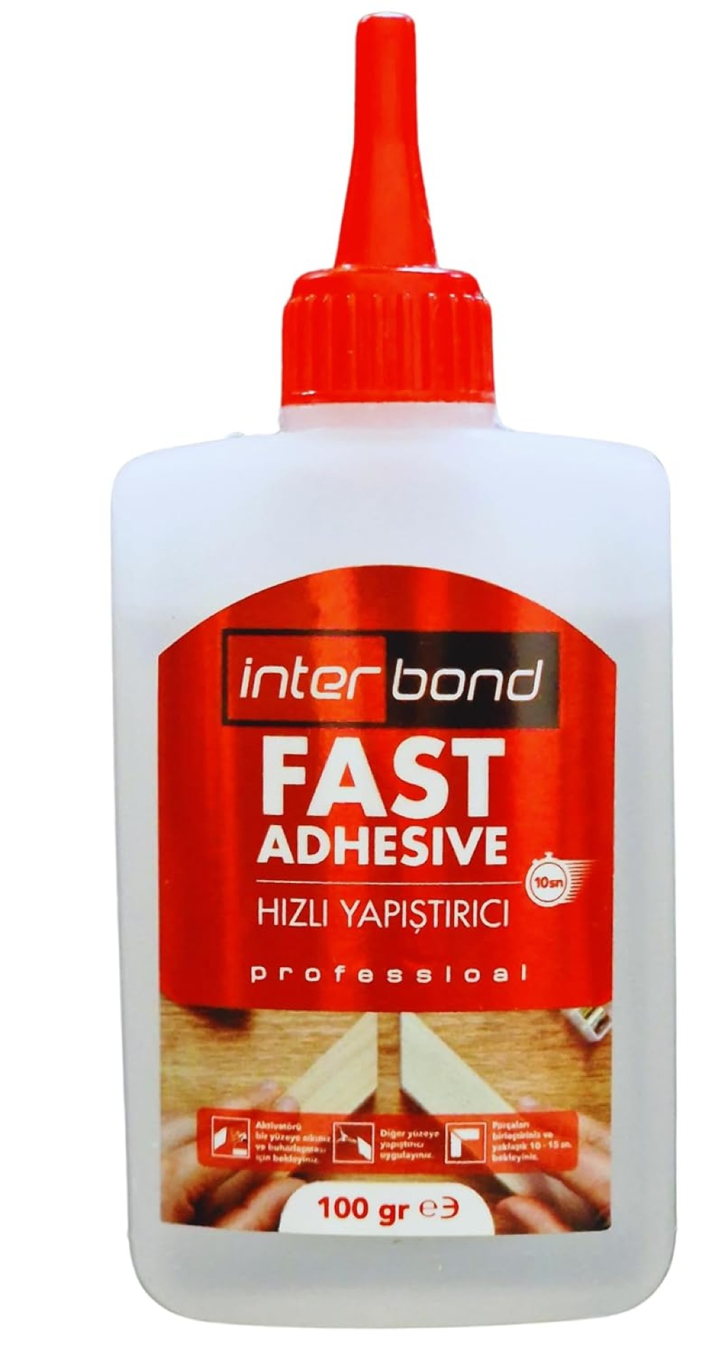 Interbond Fast Adhesive 100g + 400ml Activator Spray - Image 4
