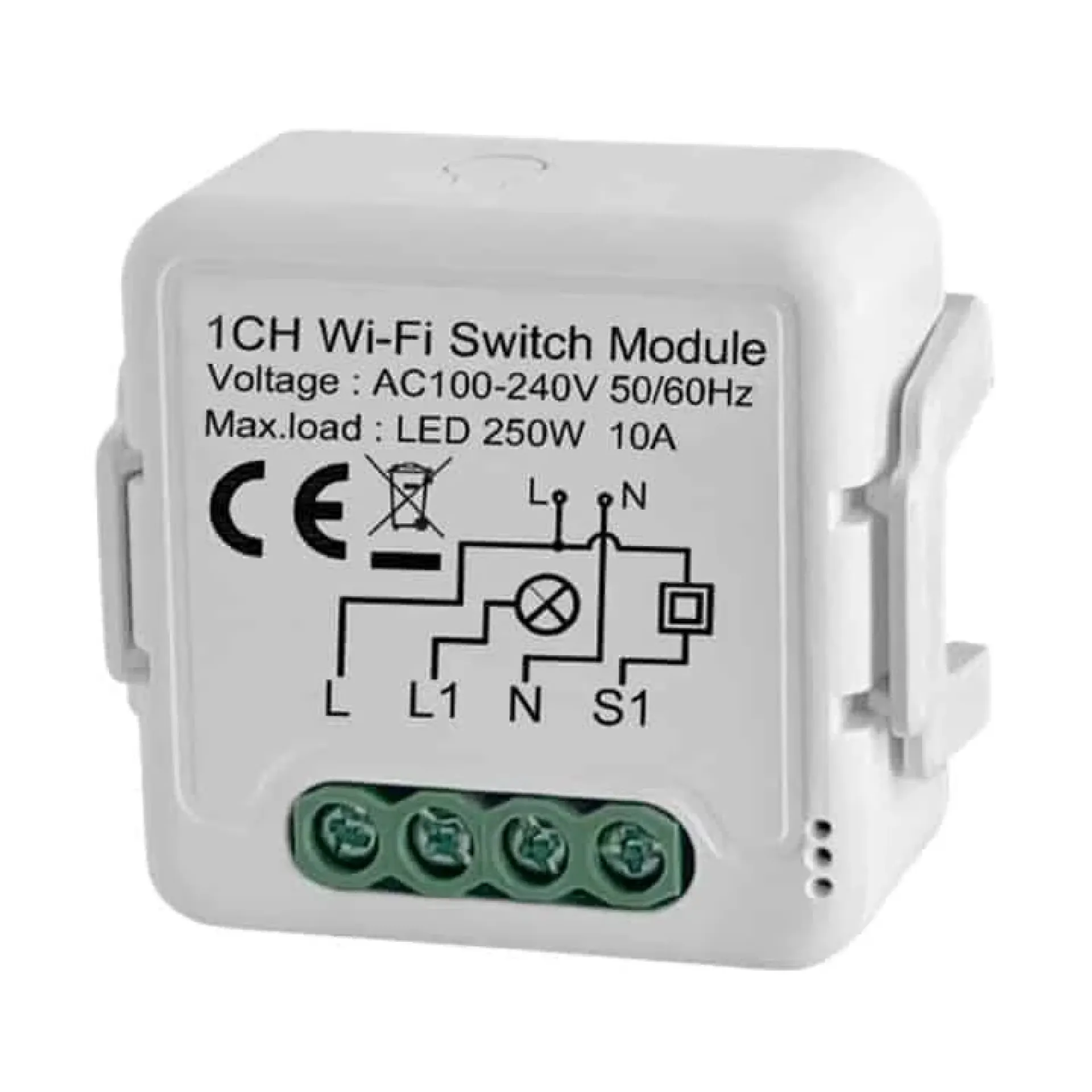 Light switch-1 gang-Tuya WiFiNon Neutral-10A